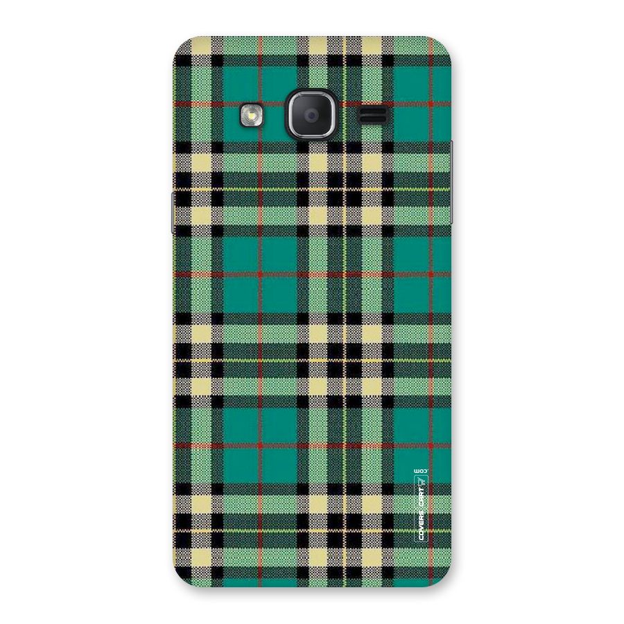 Green Check Back Case for Galaxy On7 2015