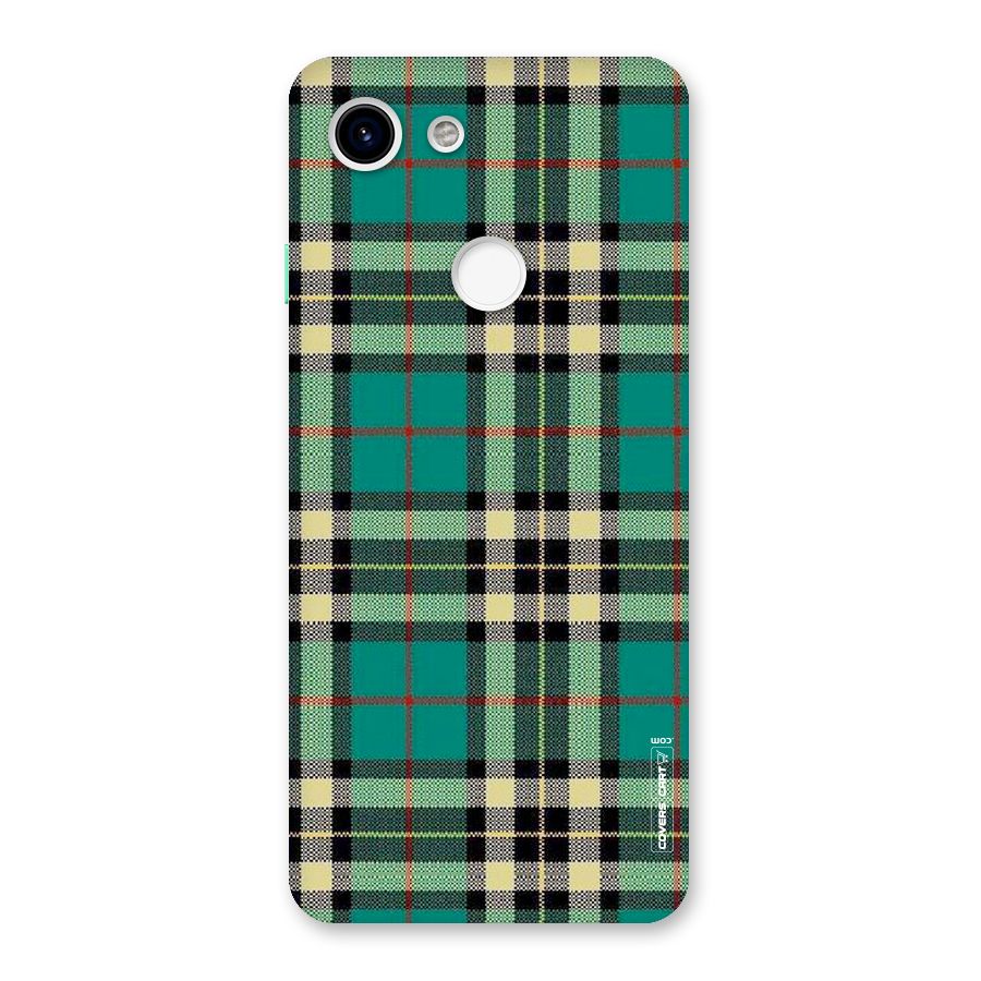 Green Check Back Case for Google Pixel 3