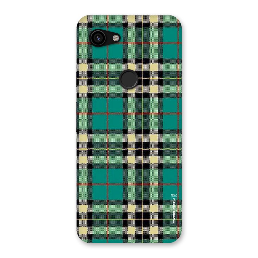 Green Check Back Case for Google Pixel 3a