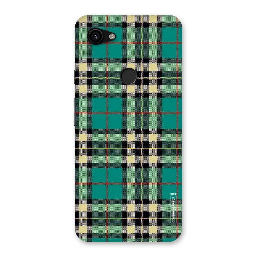 Green Check Back Case for Google Pixel 3a XL