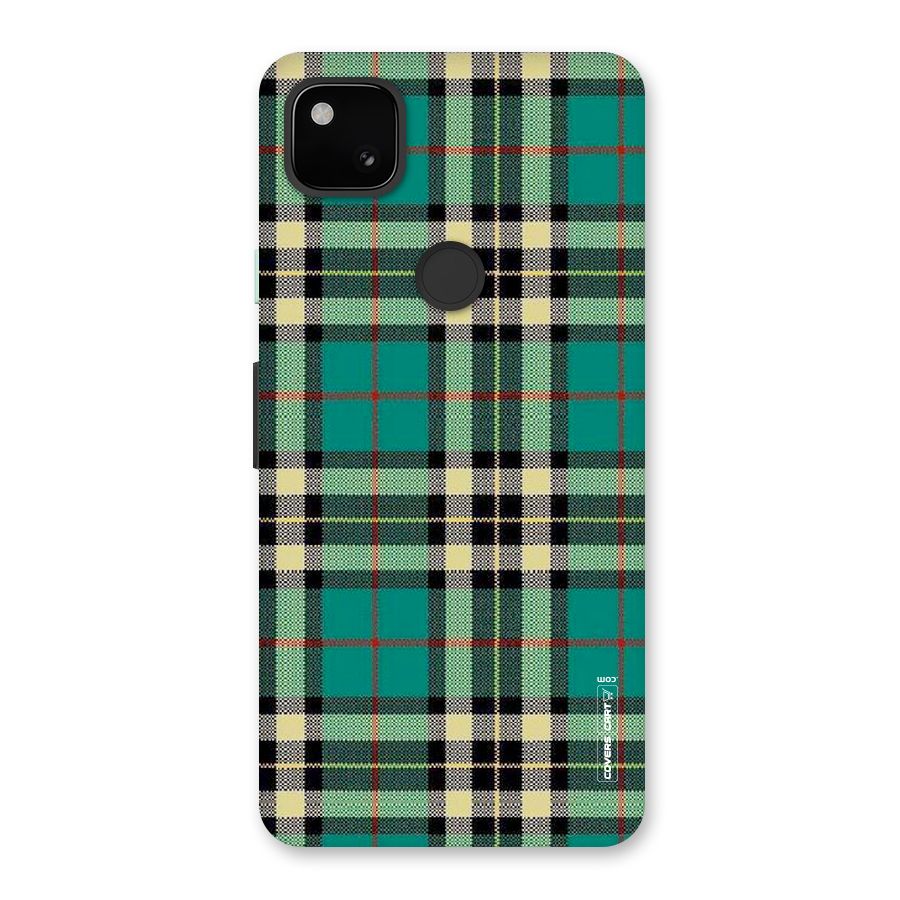 Green Check Back Case for Google Pixel 4a