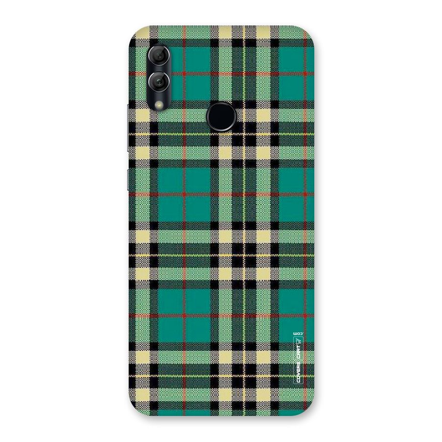 Green Check Back Case for Honor 10 Lite