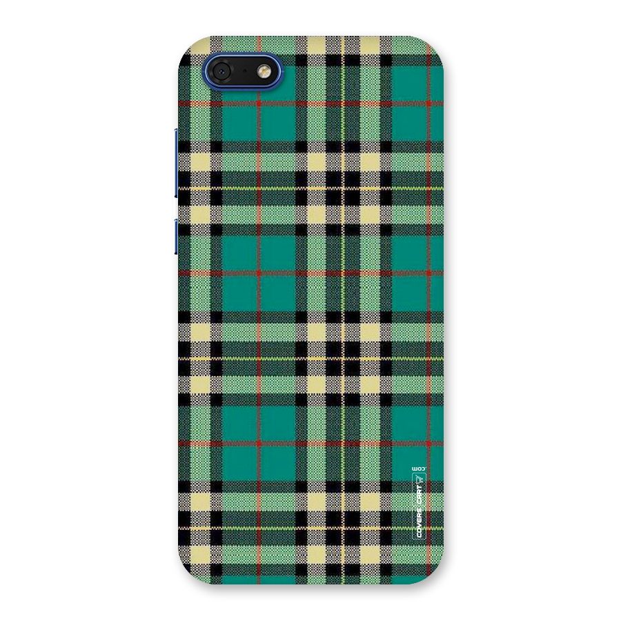 Green Check Back Case for Honor 7s