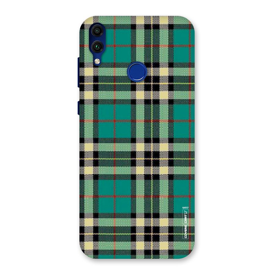 Green Check Back Case for Honor 8C