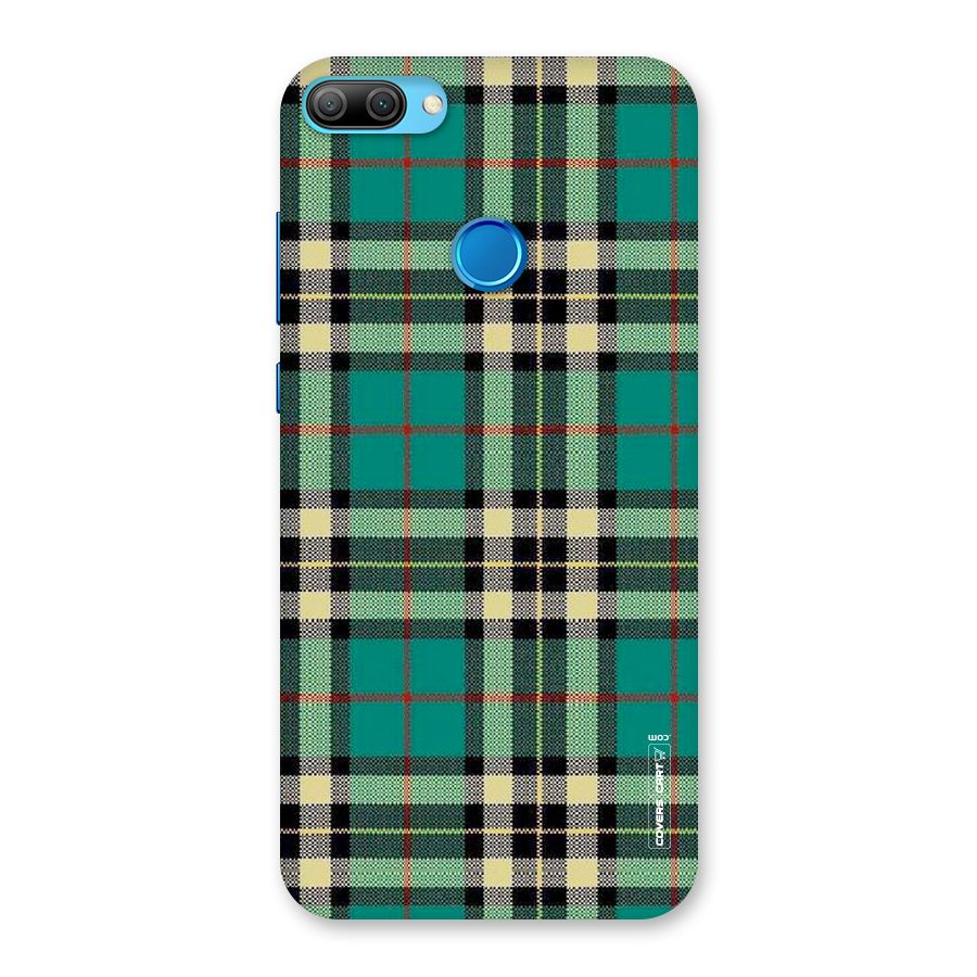 Green Check Back Case for Honor 9N