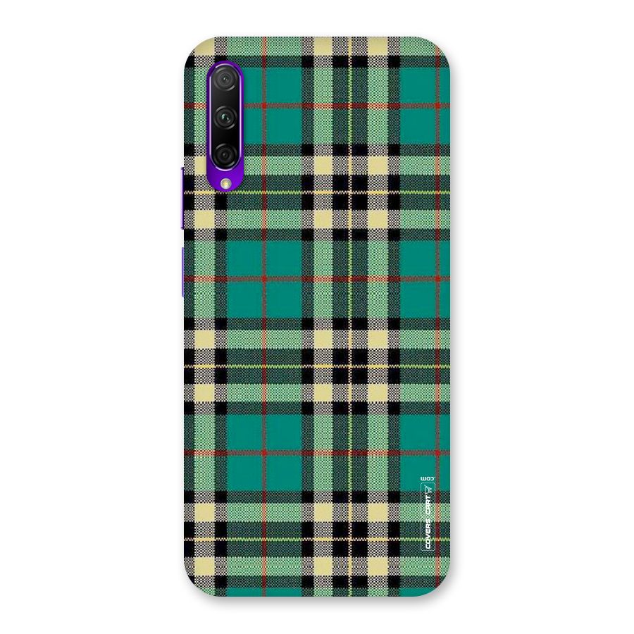 Green Check Back Case for Honor 9X Pro