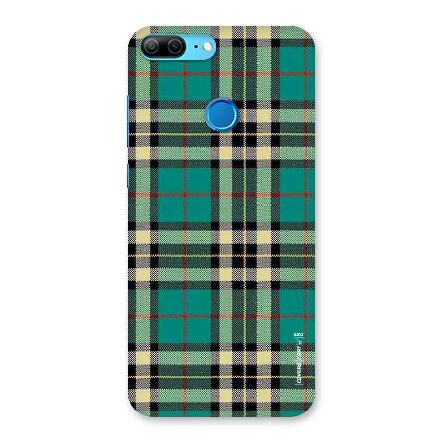 Green Check Back Case for Honor 9 Lite