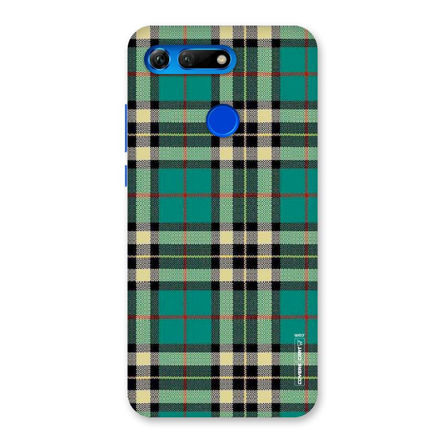 Green Check Back Case for Honor View 20