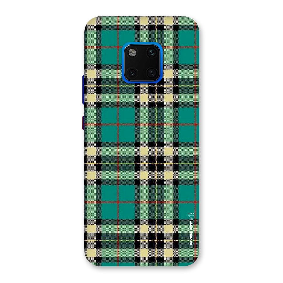 Green Check Back Case for Huawei Mate 20 Pro