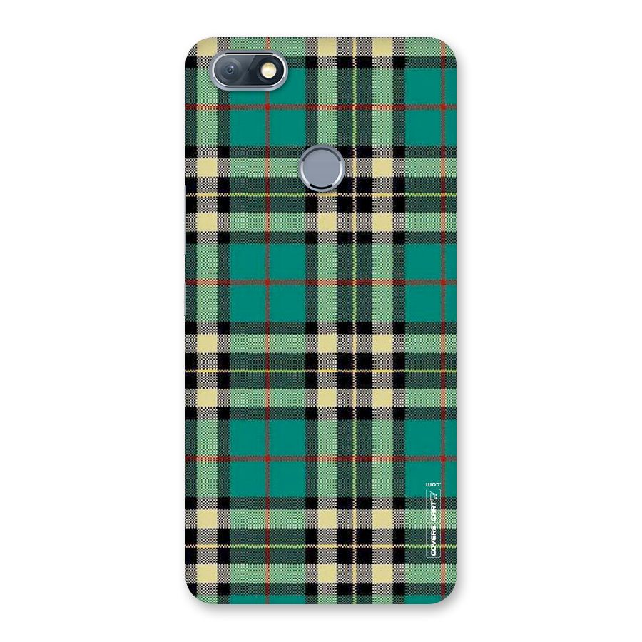 Green Check Back Case for Infinix Note 5