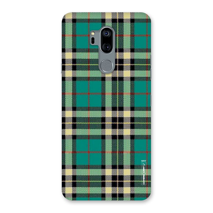 Green Check Back Case for LG G7