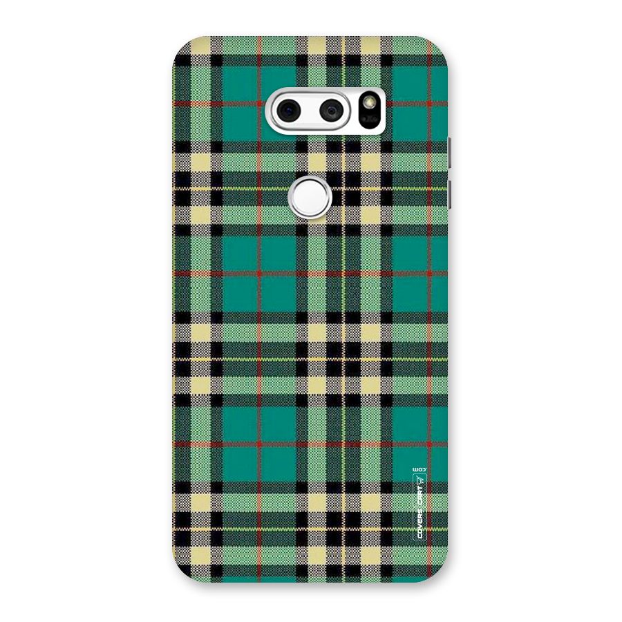 Green Check Back Case for LG V30