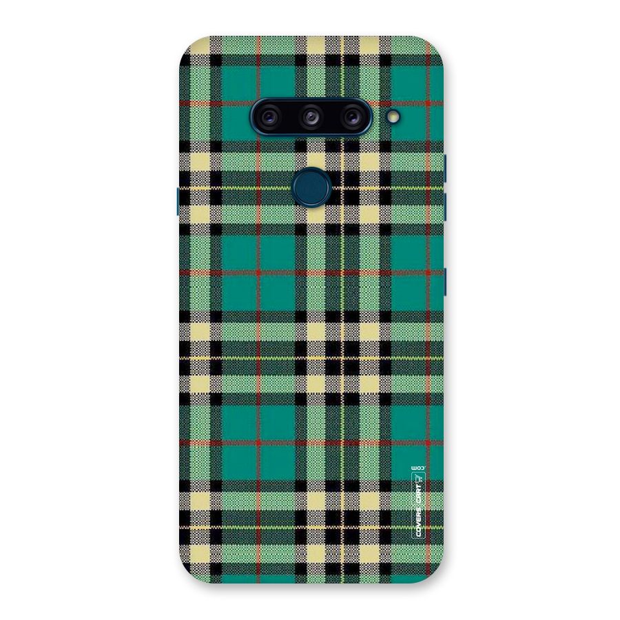 Green Check Back Case for LG  V40 ThinQ