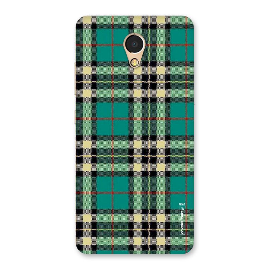 Green Check Back Case for Lenovo P2