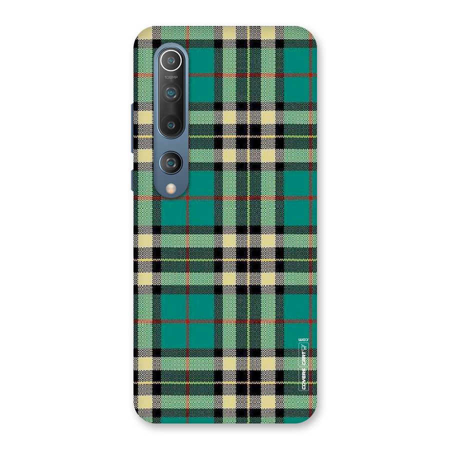Green Check Back Case for Mi 10