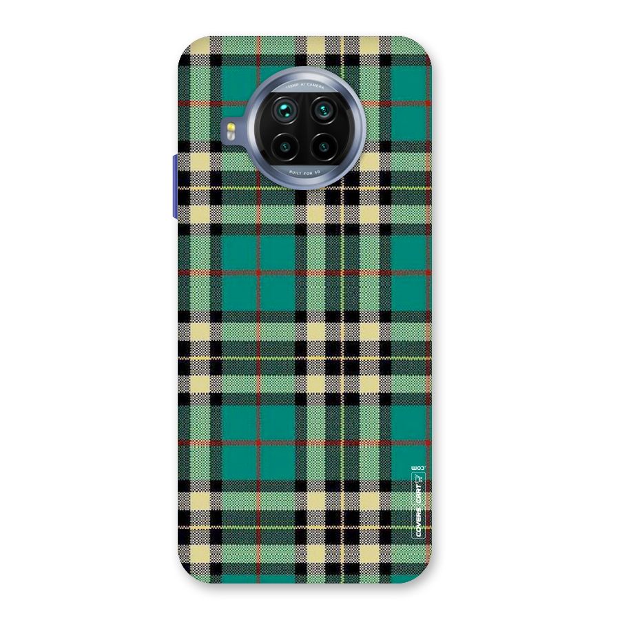 Green Check Back Case for Mi 10i