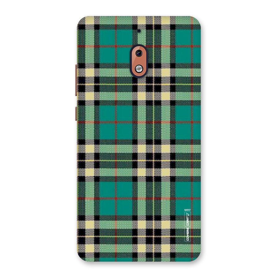 Green Check Back Case for Nokia 2.1