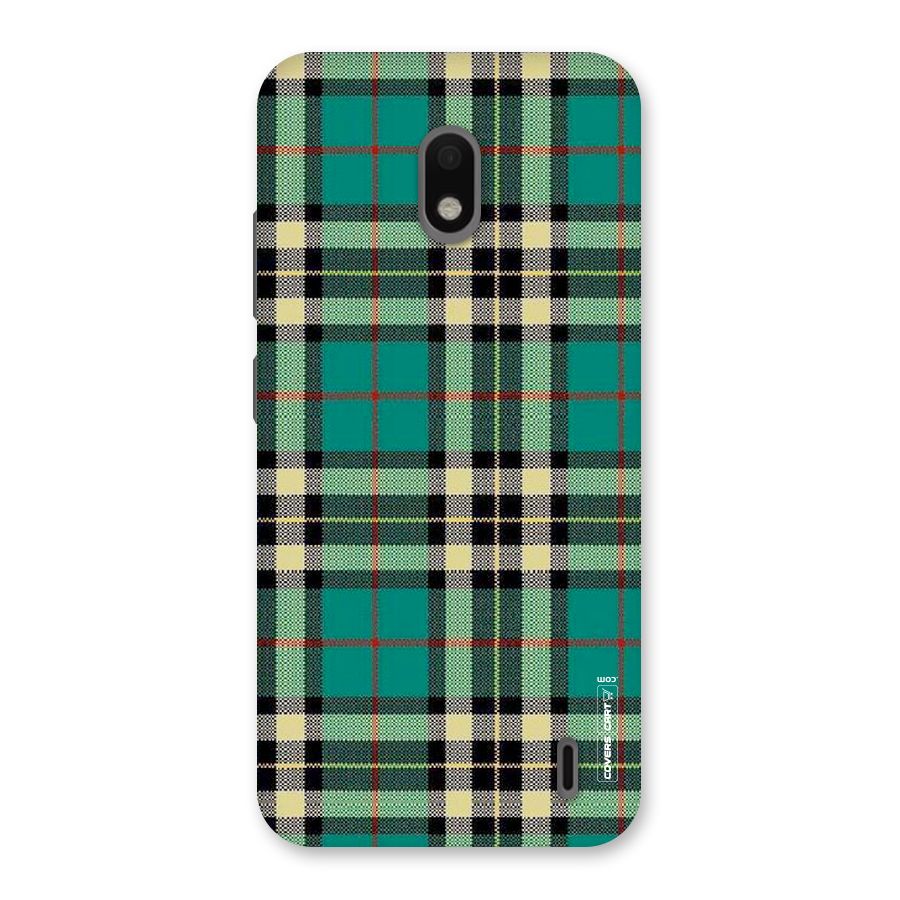Green Check Back Case for Nokia 2.2