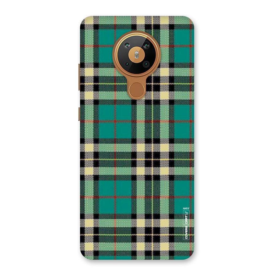 Green Check Back Case for Nokia 5.3
