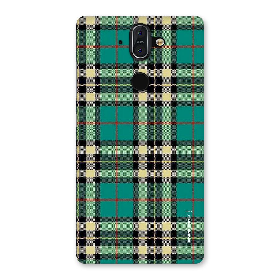 Green Check Back Case for Nokia 8 Sirocco
