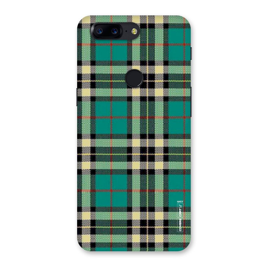 Green Check Back Case for OnePlus 5T