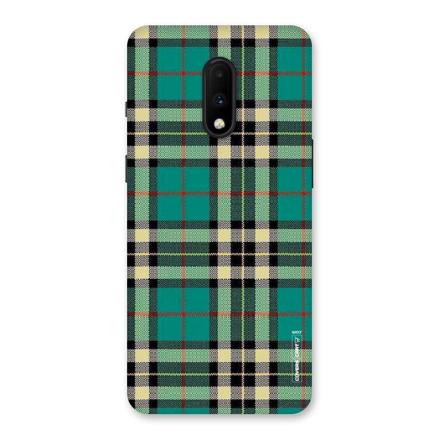Green Check Back Case for OnePlus 7