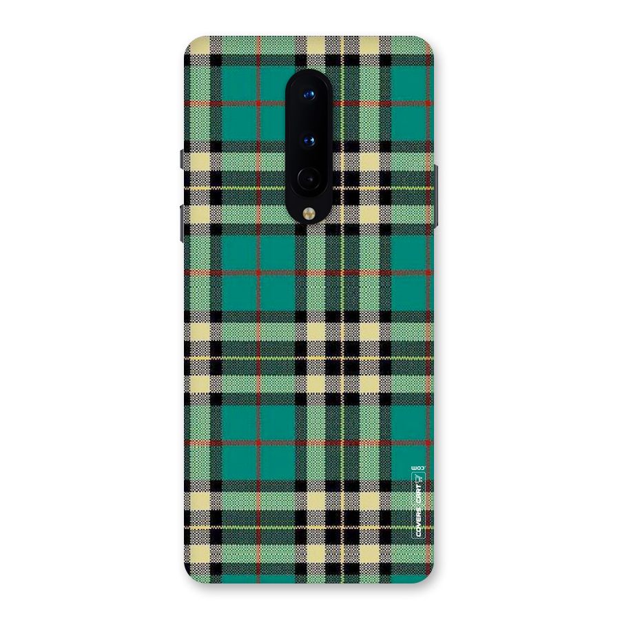 Green Check Back Case for OnePlus 8