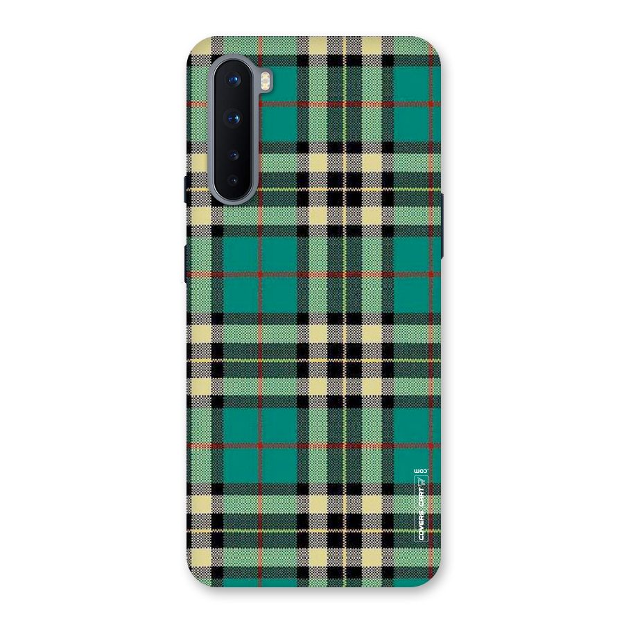 Green Check Back Case for OnePlus Nord