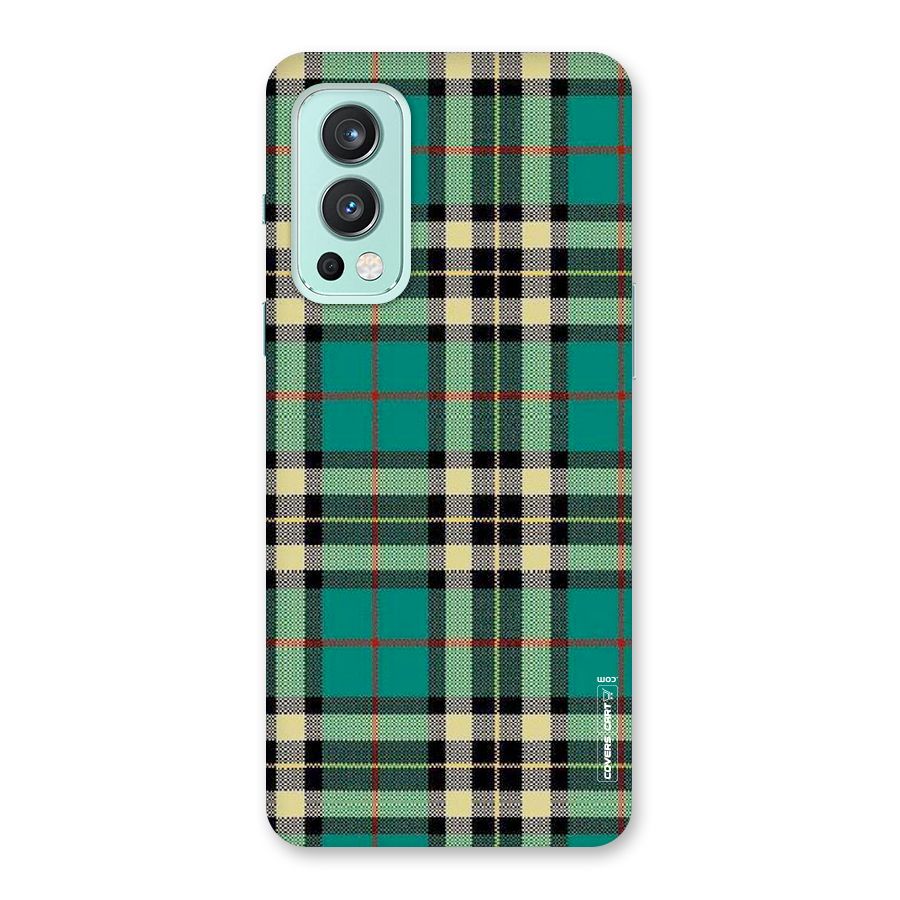 Green Check Back Case for OnePlus Nord 2 5G