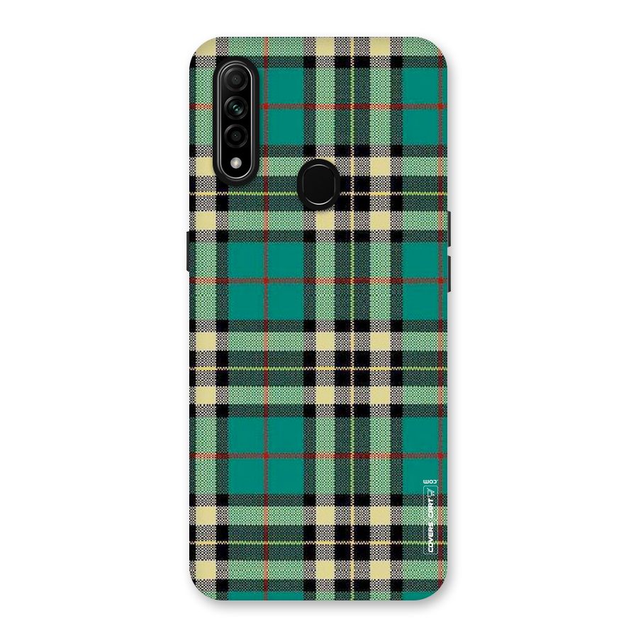 Green Check Back Case for Oppo A31