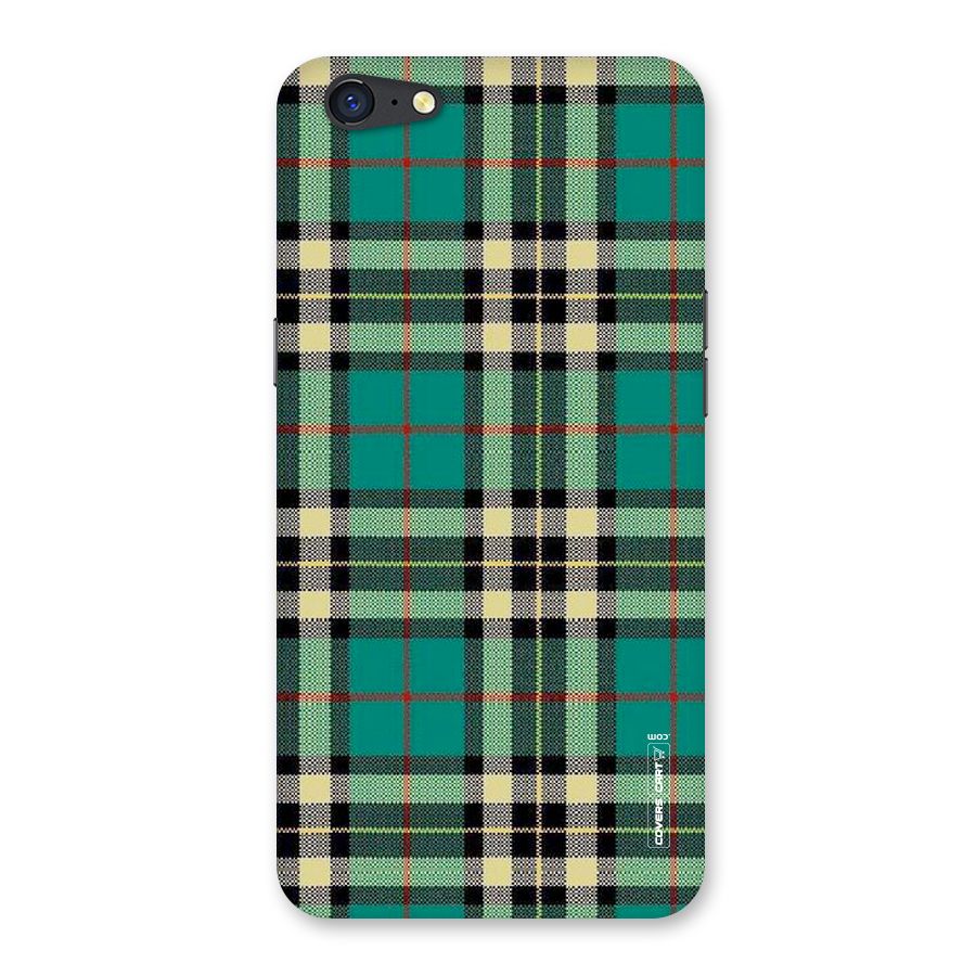 Green Check Back Case for Oppo A71