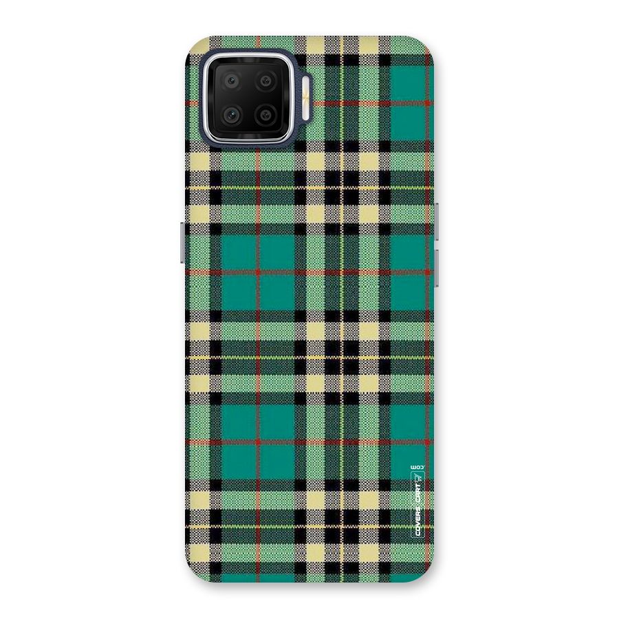 Green Check Back Case for Oppo F17