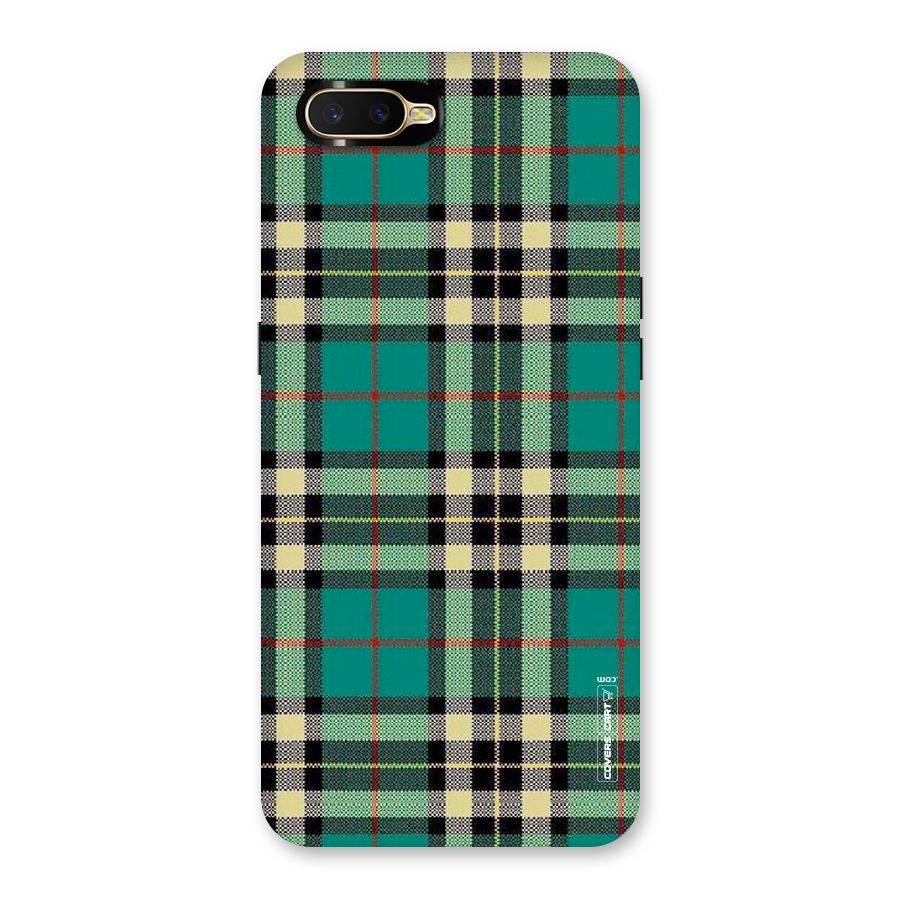 Green Check Back Case for Oppo K1