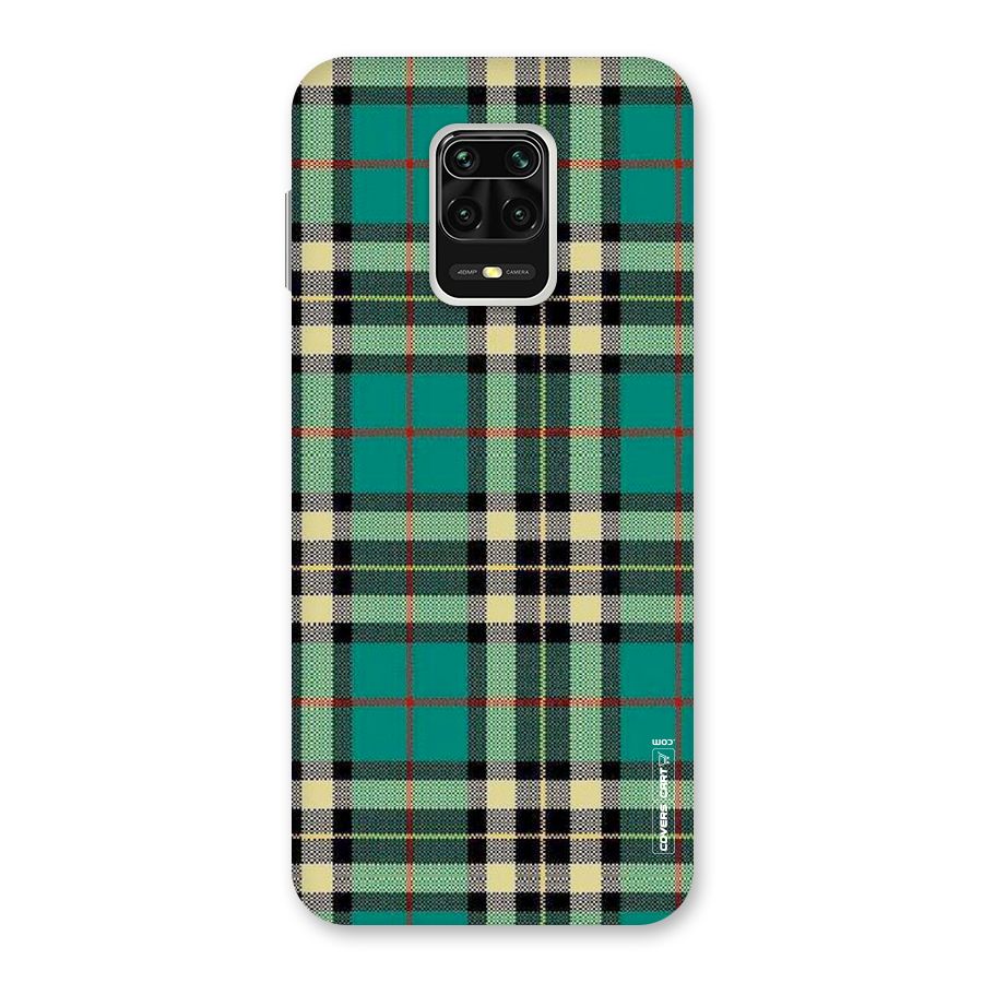 Green Check Back Case for Poco M2 Pro