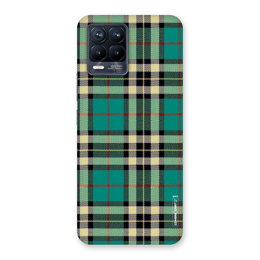 Green Check Back Case for Realme 8 Pro