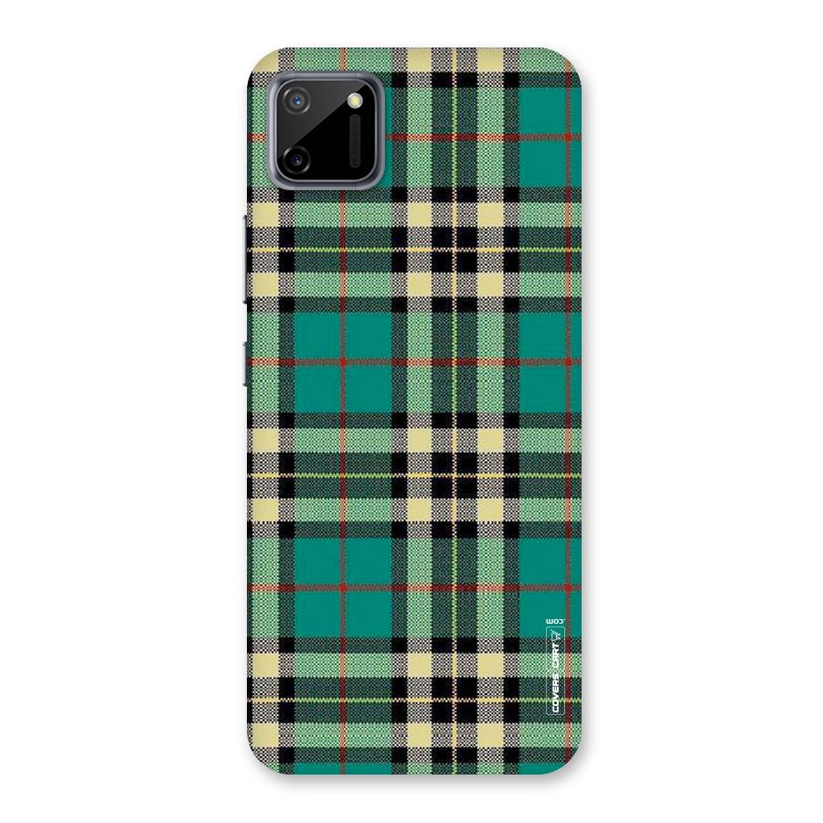 Green Check Back Case for Realme C11