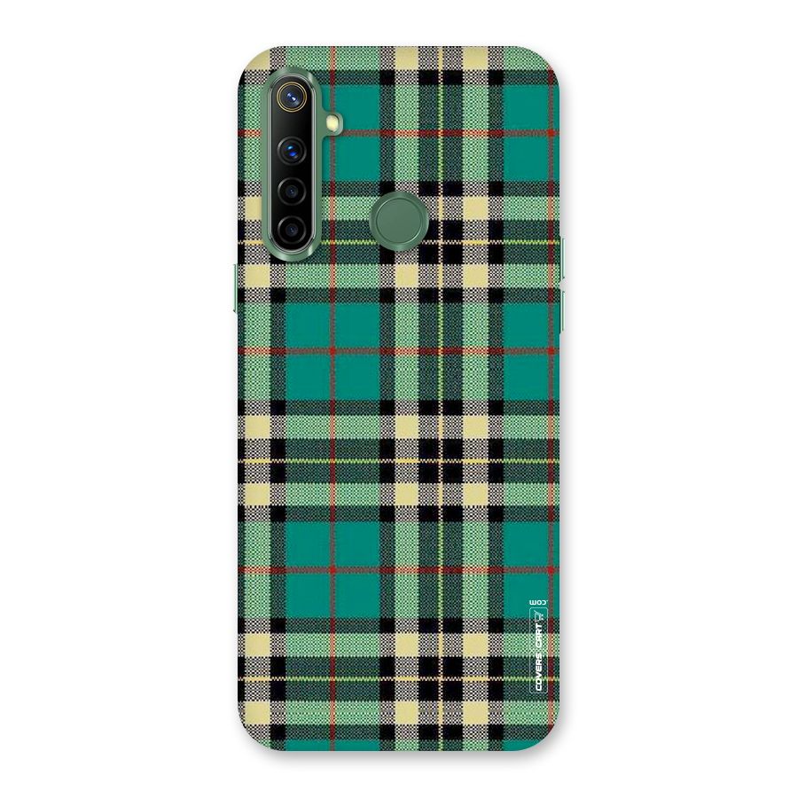 Green Check Back Case for Realme Narzo 10