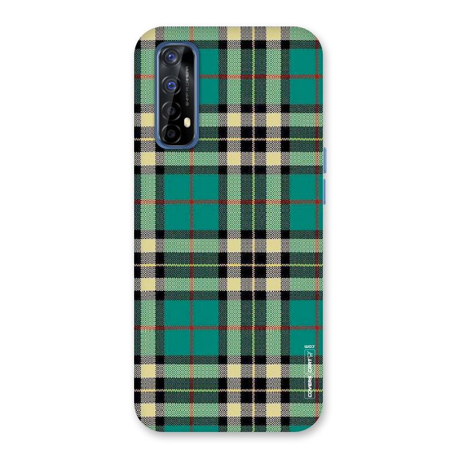 Green Check Back Case for Realme Narzo 20 Pro