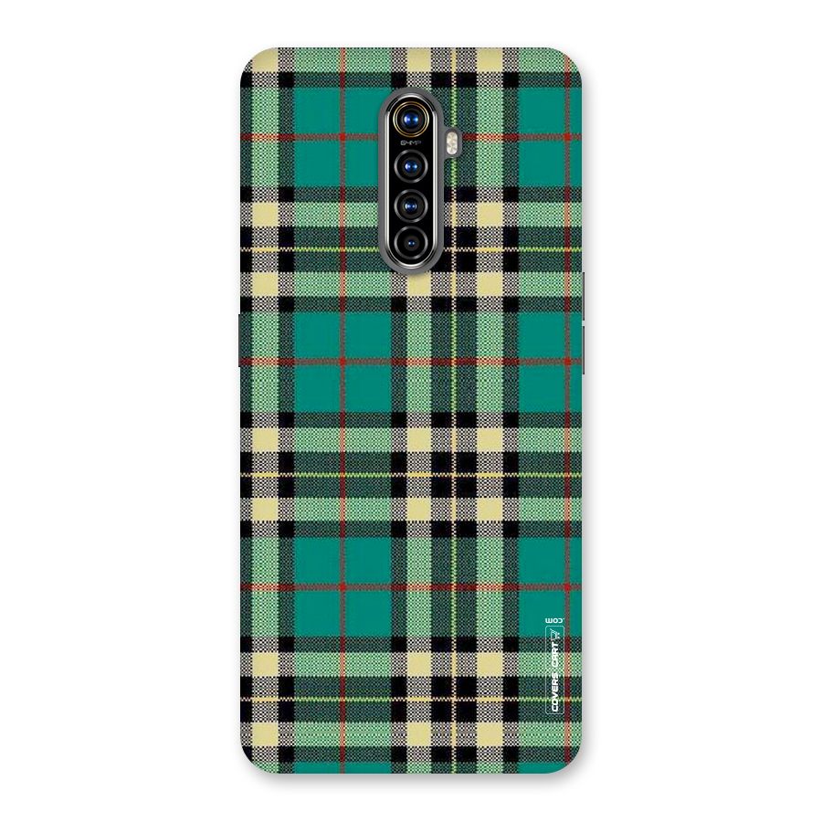Green Check Back Case for Realme X2 Pro