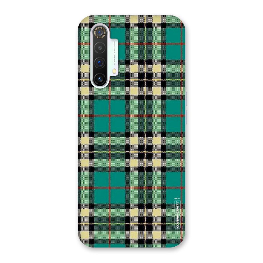 Green Check Back Case for Realme X3
