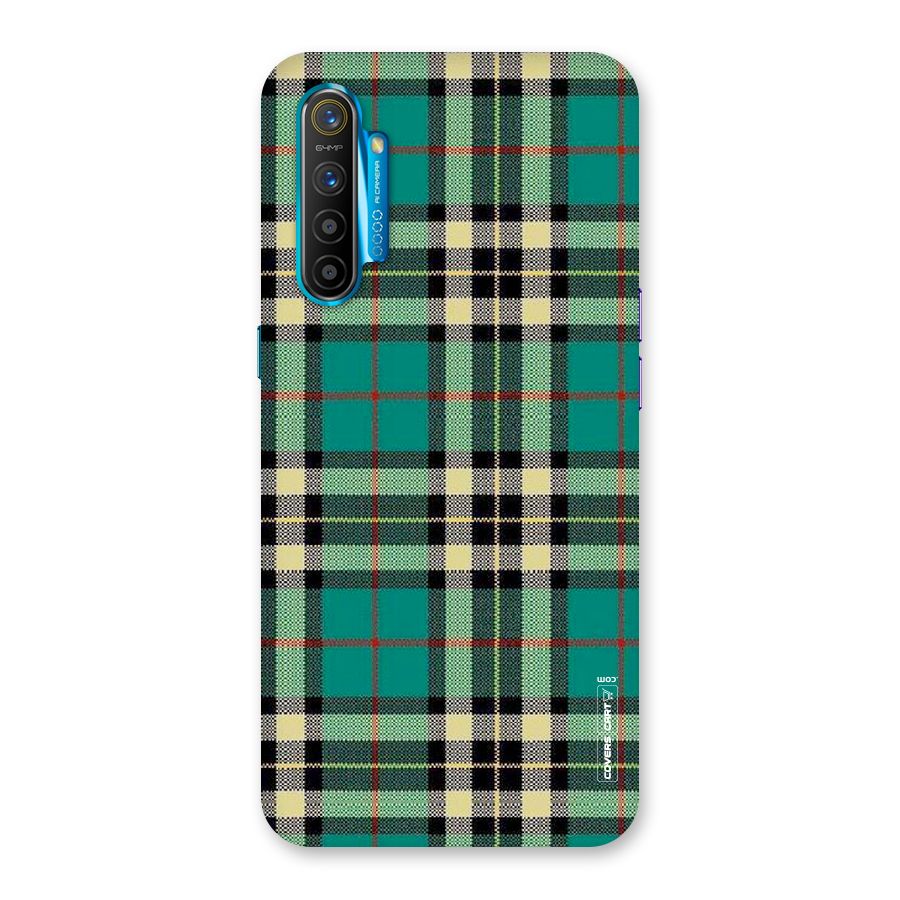 Green Check Back Case for Realme XT