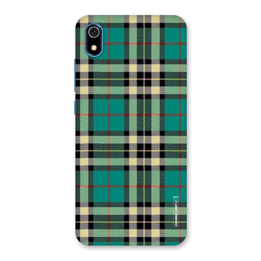 Green Check Back Case for Redmi 7A