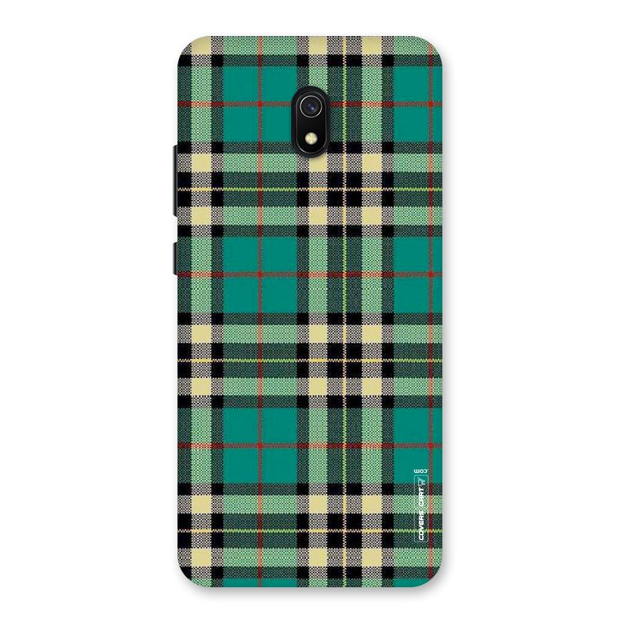 Green Check Back Case for Redmi 8A