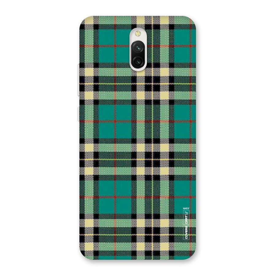 Green Check Back Case for Redmi 8A Dual