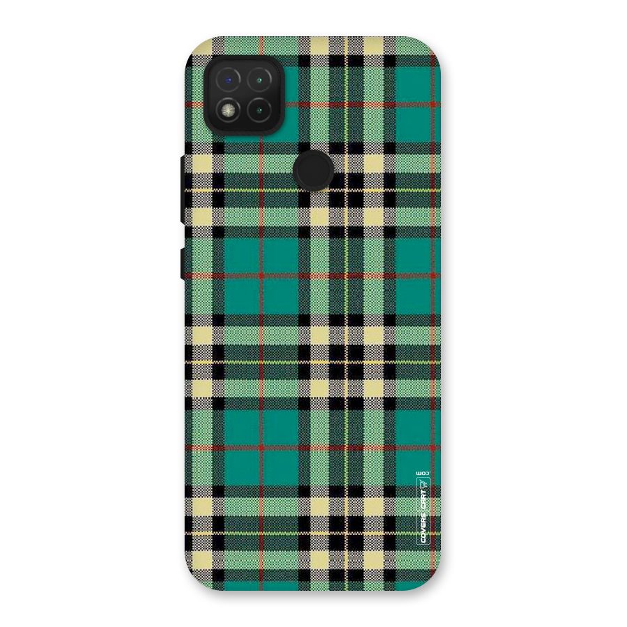 Green Check Back Case for Redmi 9