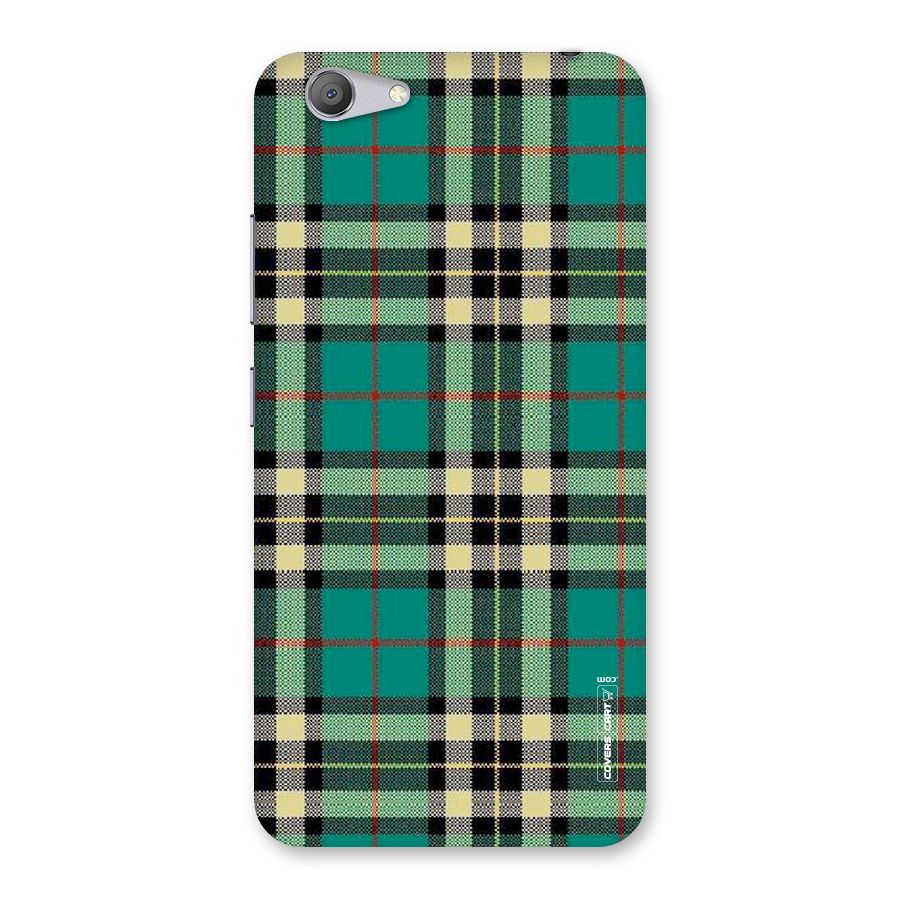 Green Check Back Case for Vivo Y53