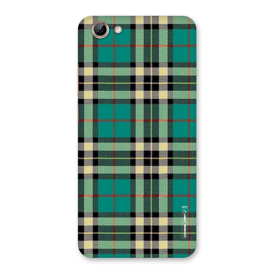 Green Check Back Case for Vivo Y71