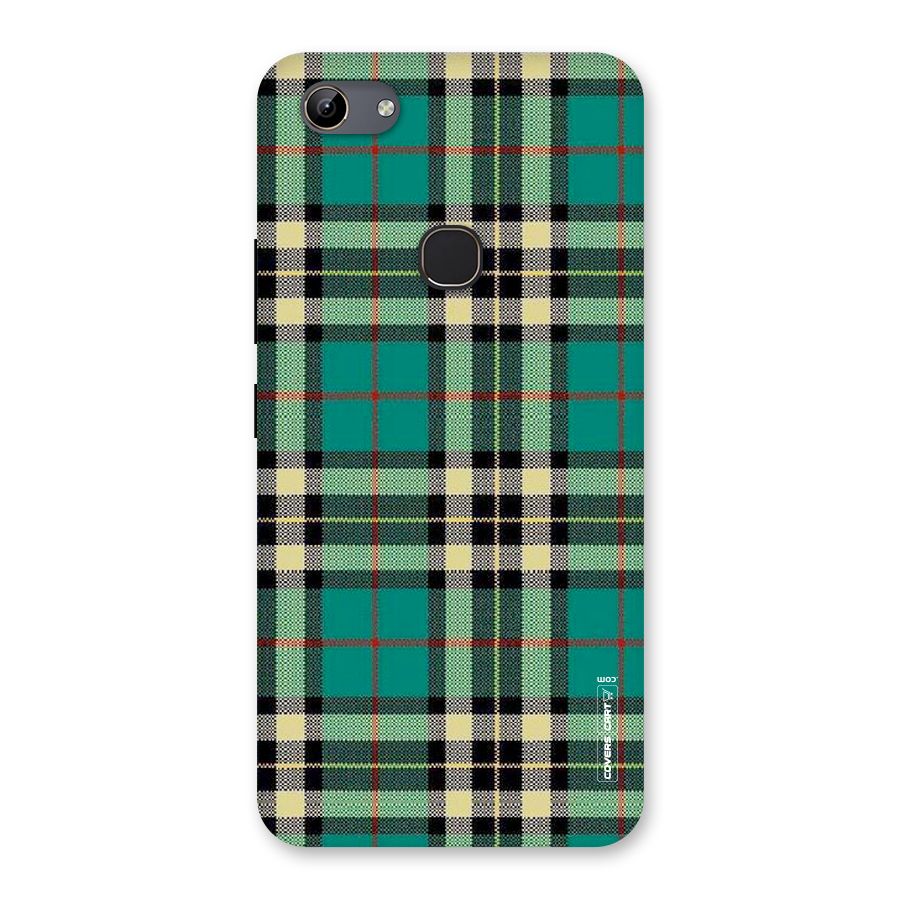 Green Check Back Case for Vivo Y81