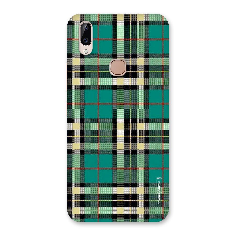 Green Check Back Case for Vivo Y83 Pro