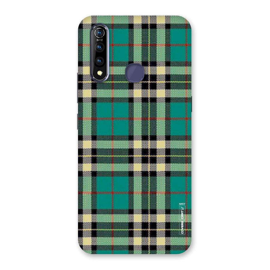 Green Check Back Case for Vivo Z1 Pro